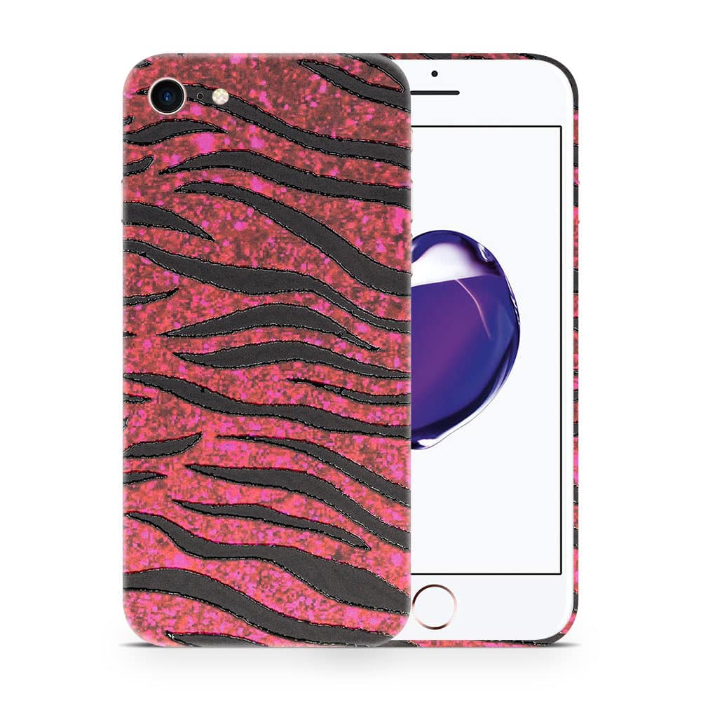 Iphone 7 red zebra 3d skin wrapitskin