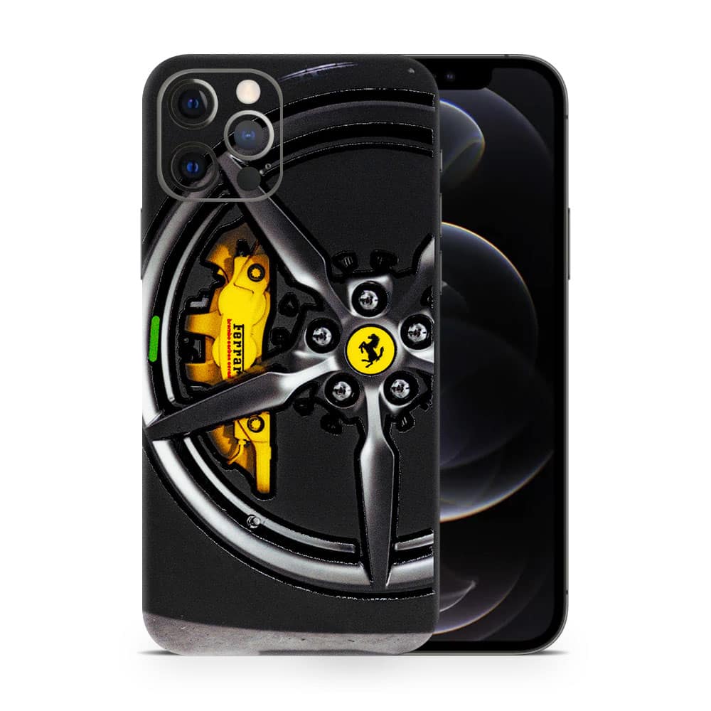 Iphone 12 pro ferrari rim 3d skin wrapitskin