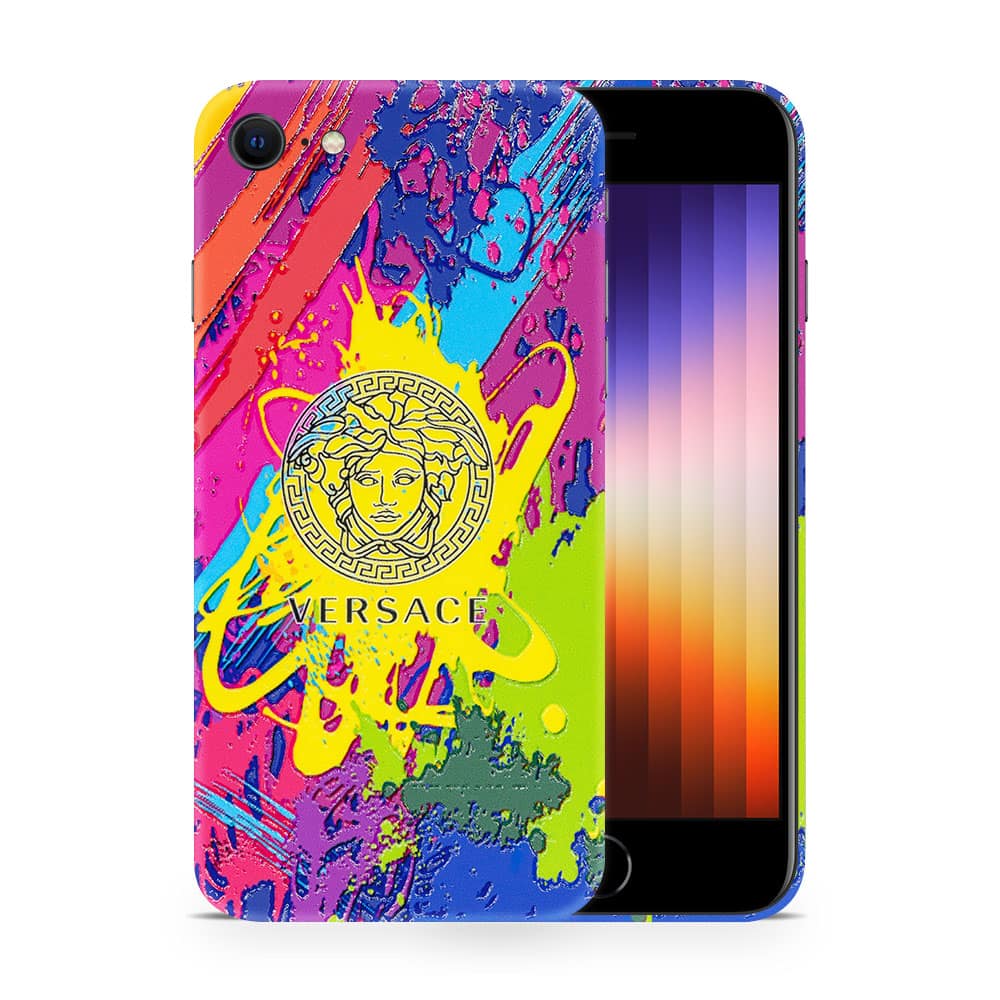Iphone se 2020 versace colorful 3d skin wrapitskin
