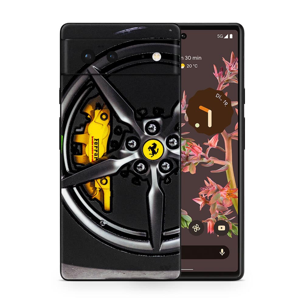 Pixel 6 ferrari rim 3d skin wrapitskin