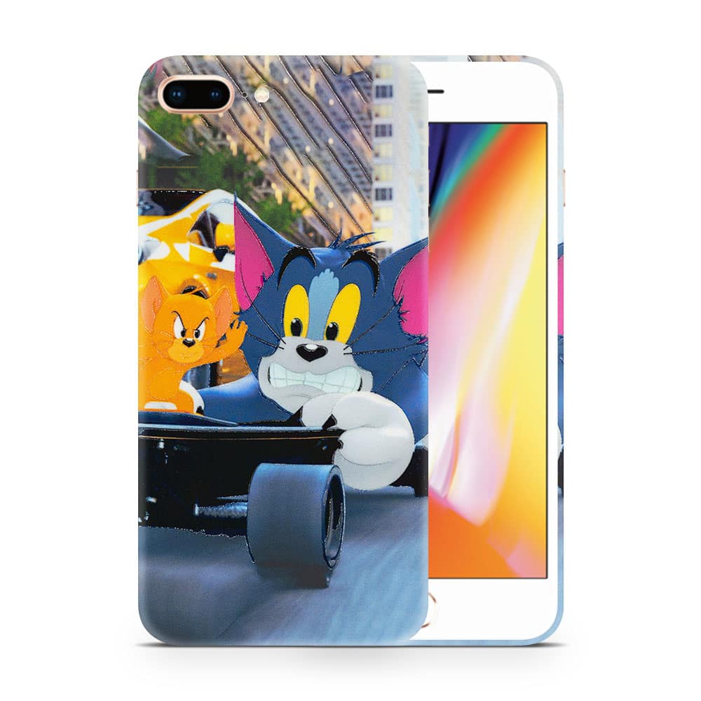 Iphone 8 plus tom and jerry 3d skin wrapitskin