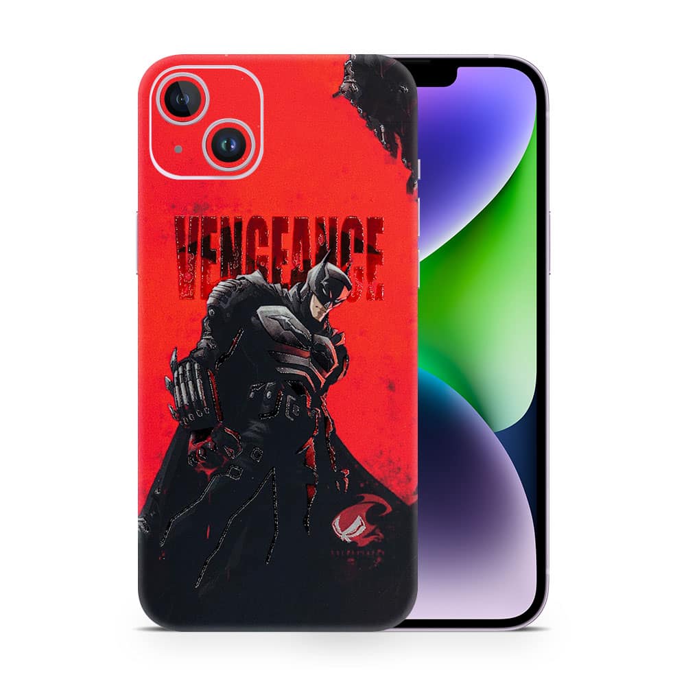 Iphone 14 batman’s vengeancer 3d skin wrapitskin