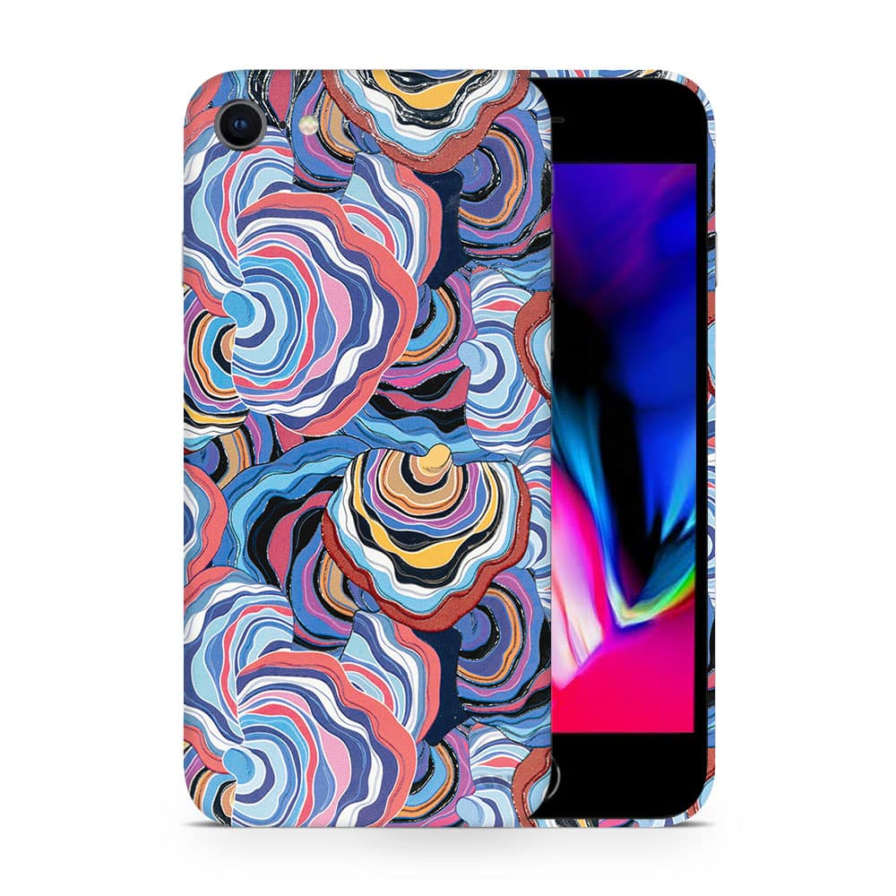 Iphone 8 abstract multicolor 3d skin wrapitskin