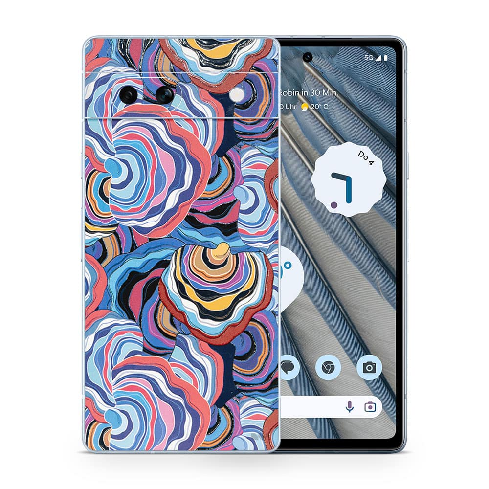 Pixel 7a abstract multicolor 3d skin wrapitskin