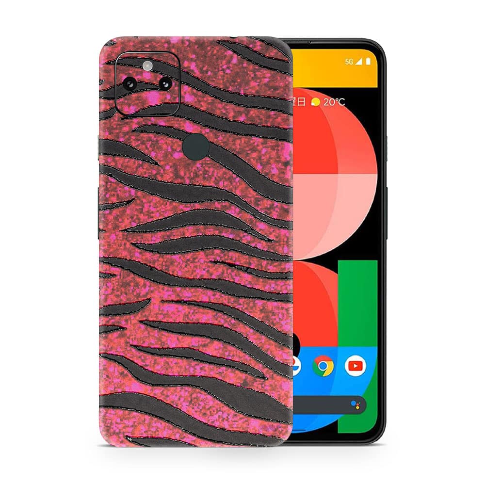 Pixel 5a 5g red zebra 3d skin wrapitskin