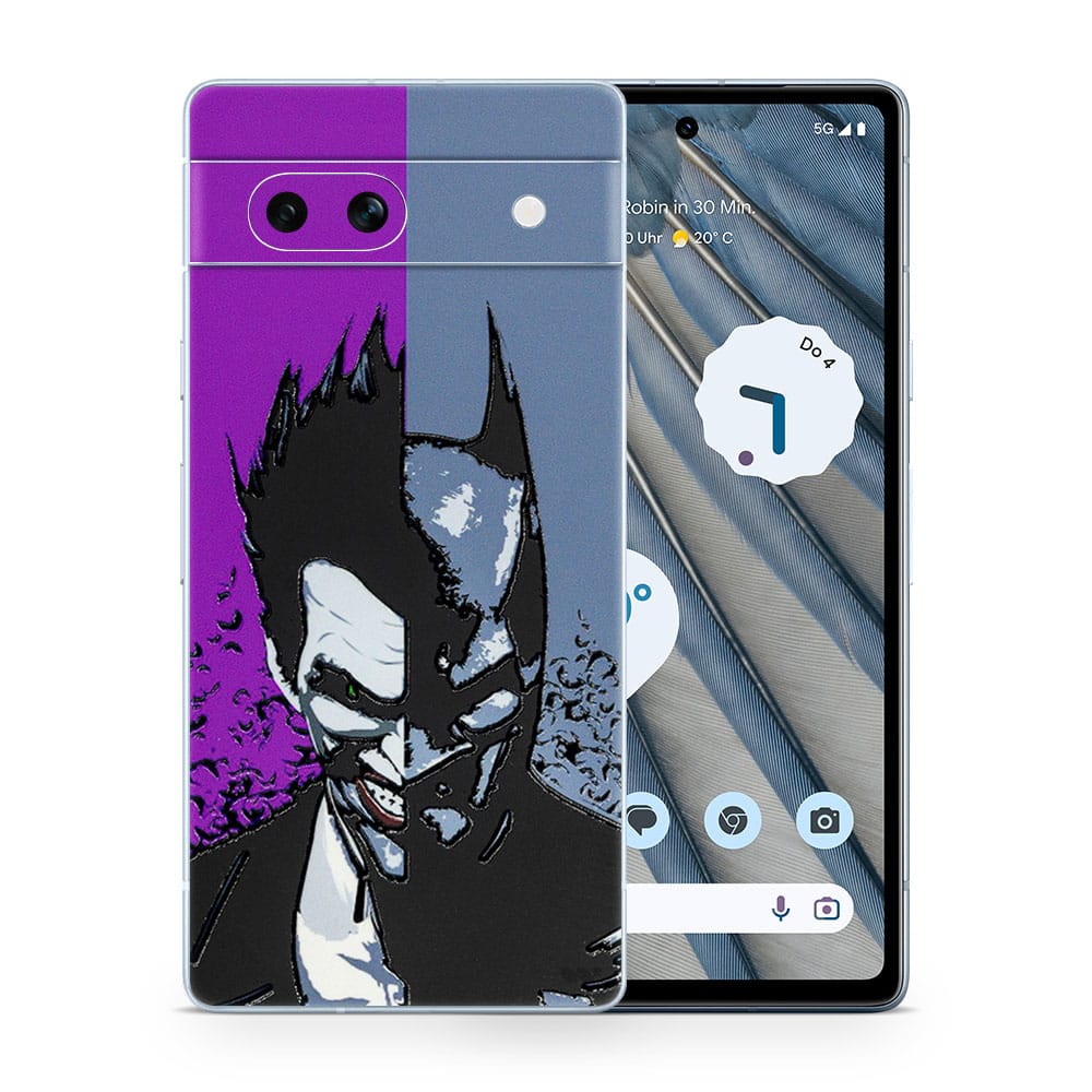 Pixel 7a batman vs joker 3d skin wrapitskin
