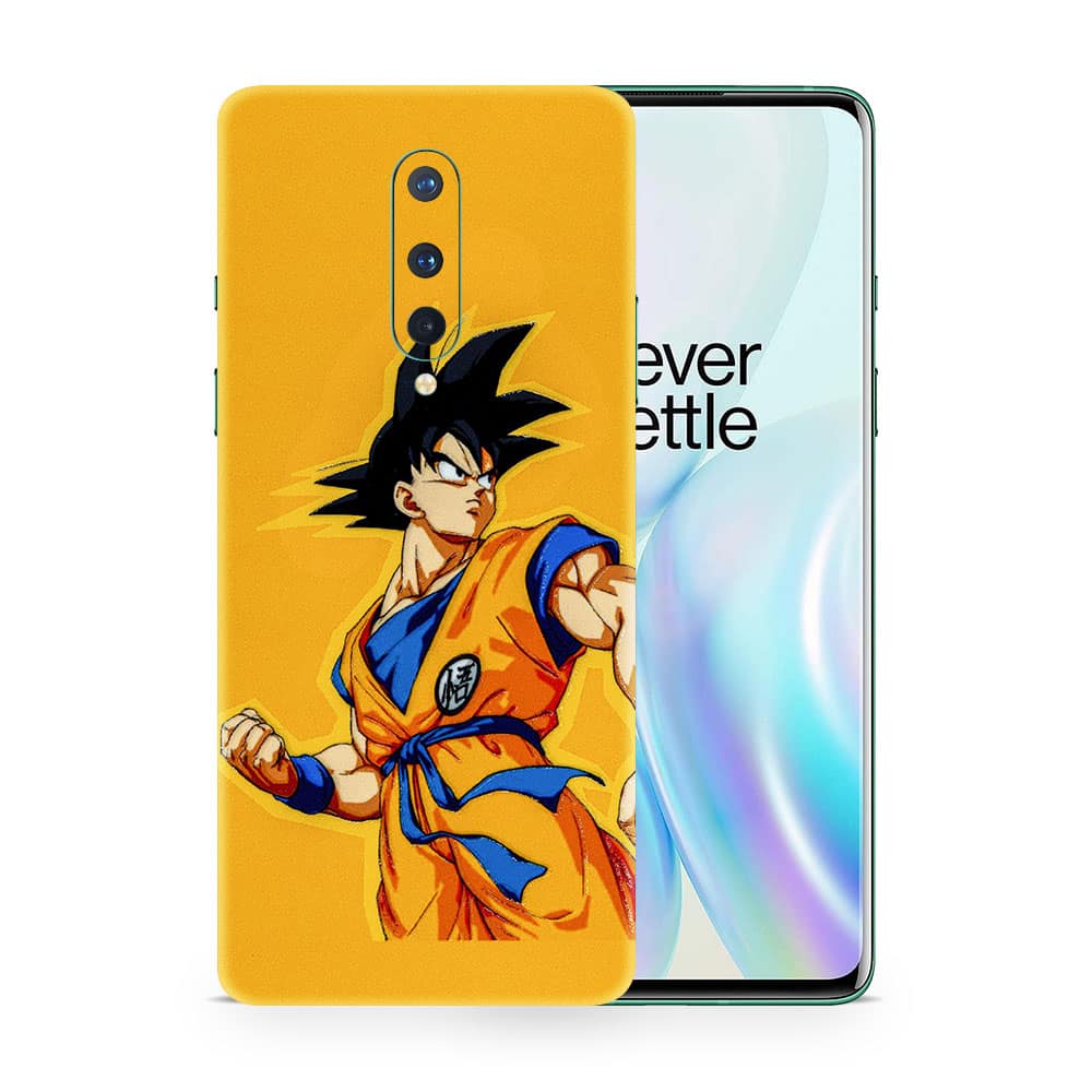 Oneplus 8 goku yellow 3d skin wrapitskin