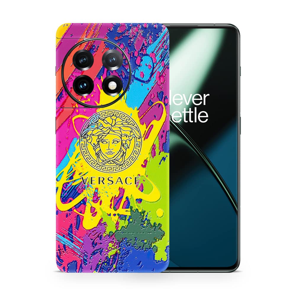 Oneplus 11 versace colorful 3d skin wrapitskin
