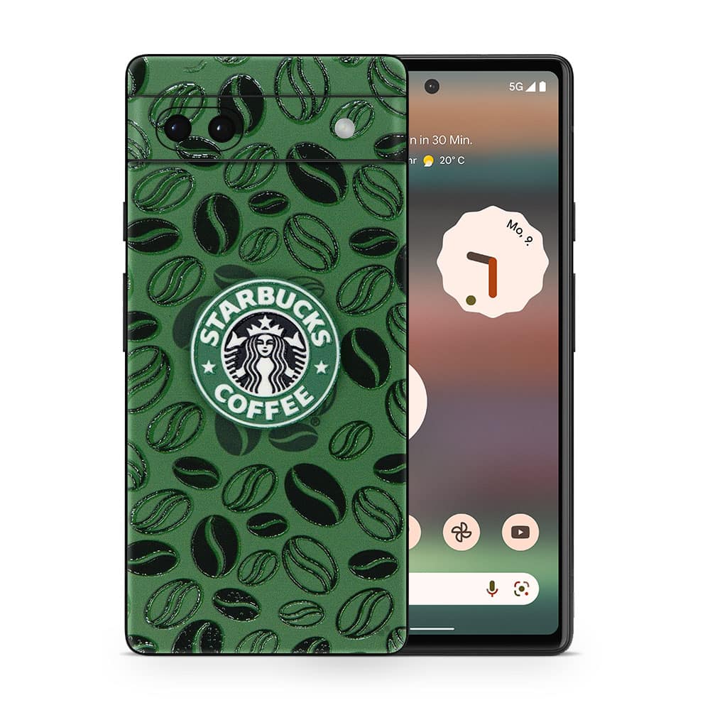 Pixel 6a starbucks 3d skin wrapitskin