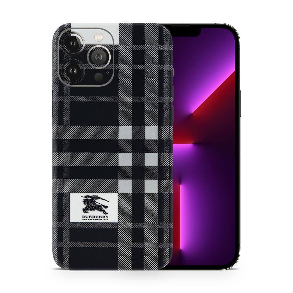 Iphone 13 pro burberry 3d skin wrapitskin