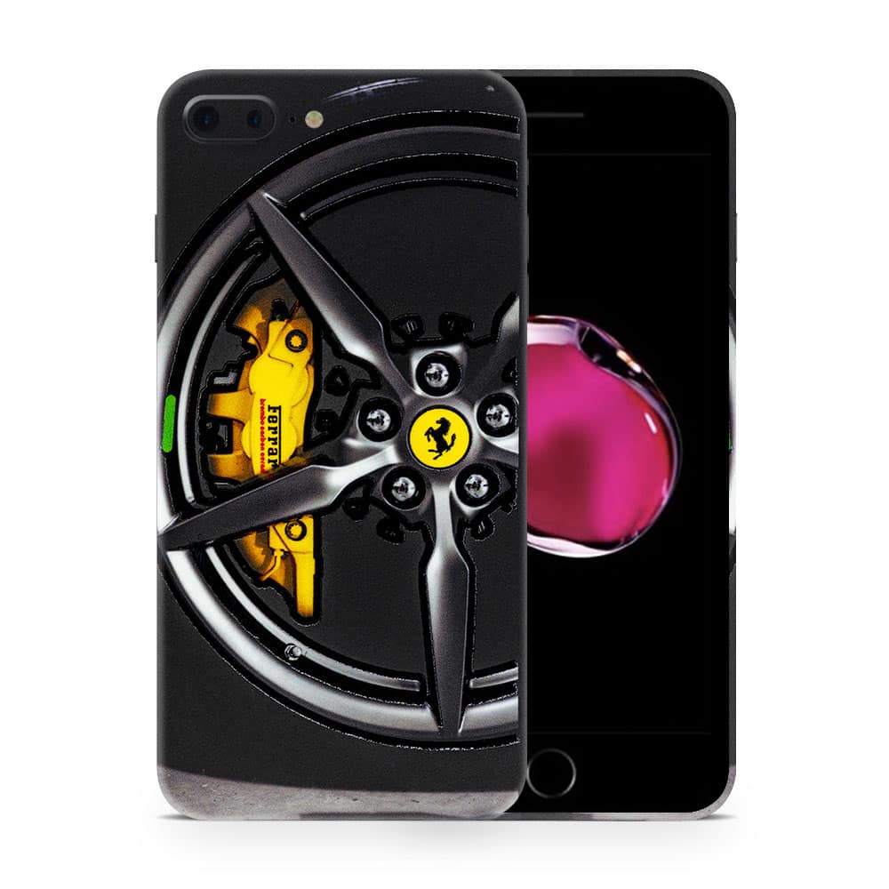 Iphone 7 plus ferrari rim 3d skin wrapitskin