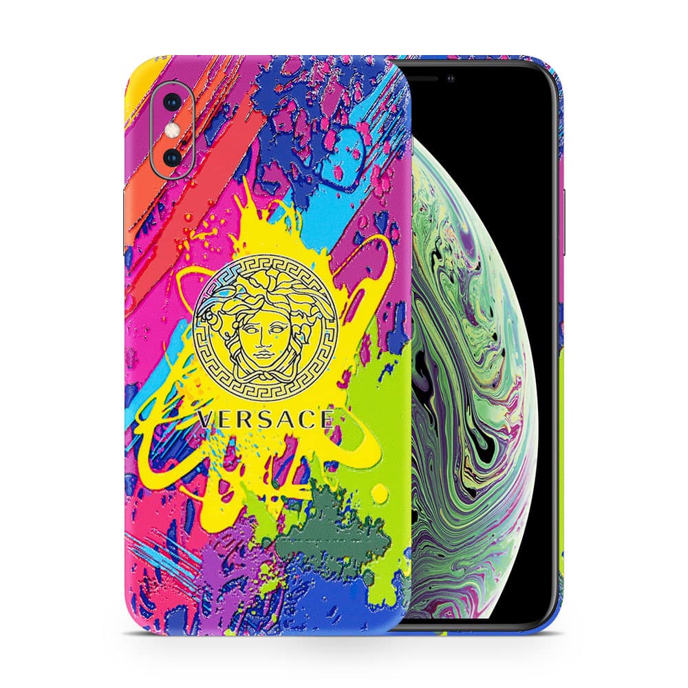Iphone xs max versace colorful 3d skin wrapitskin