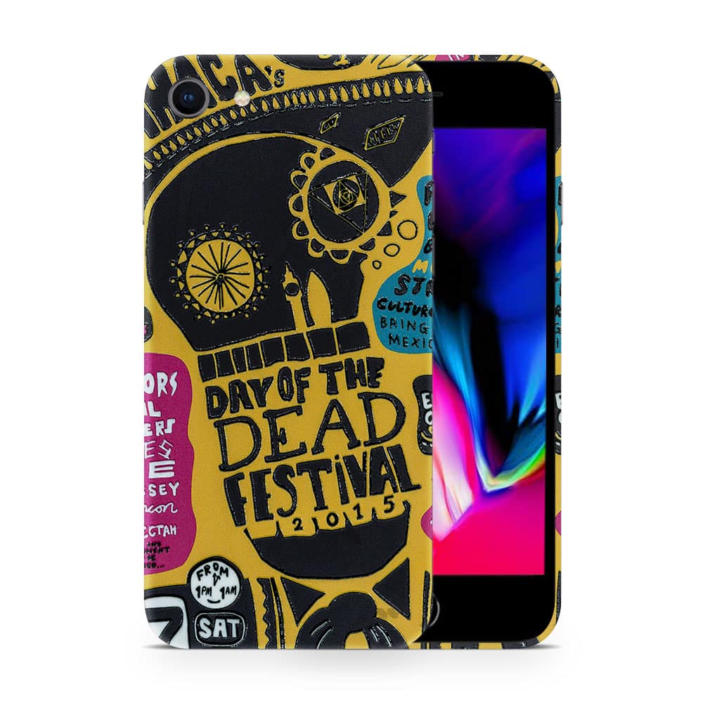 Iphone 8 street festival 3d skin wrapitskin