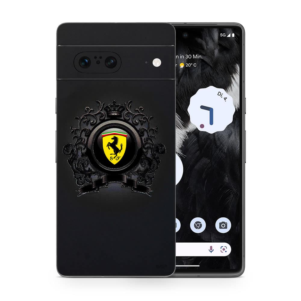 Pixel 7 ferrari 3d skin wrapitskin