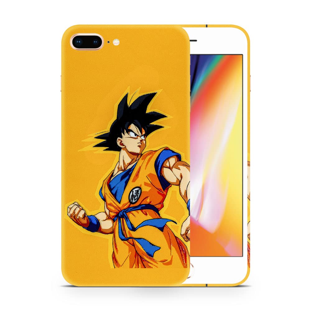 Iphone 8 plus goku yellow 3d skin wrapitskin