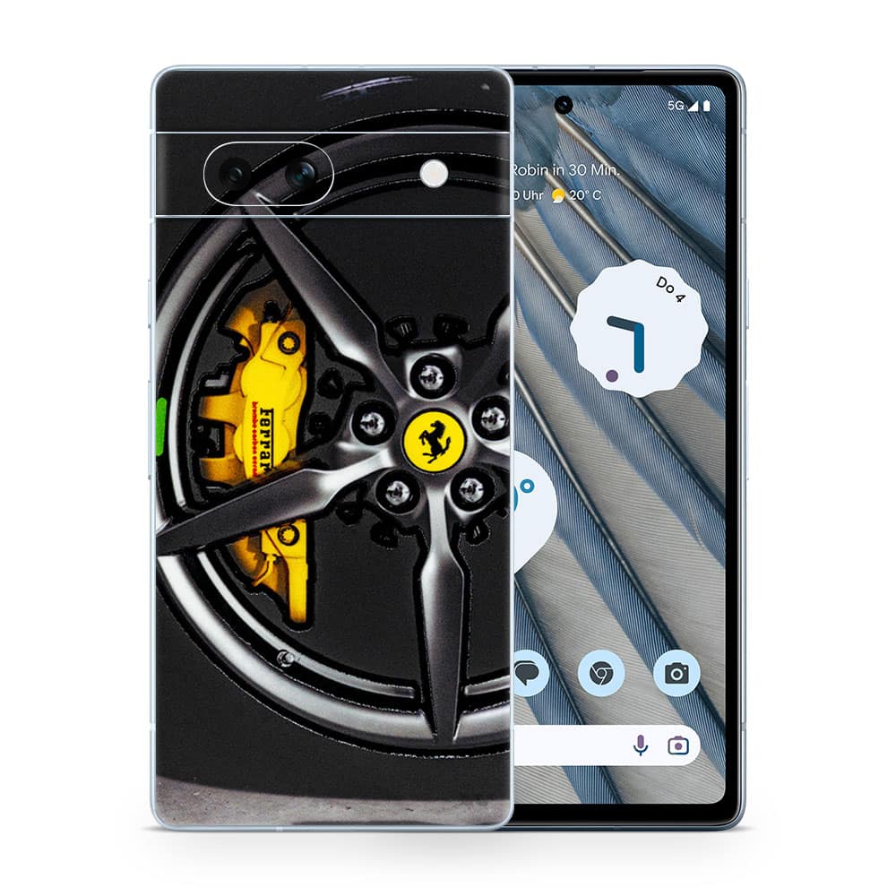 Pixel 7a ferrari rim 3d skin wrapitskin