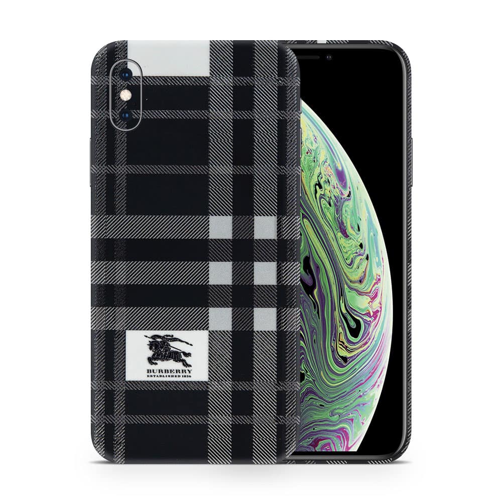 Iphone xs burberry 3d skin wrapitskin