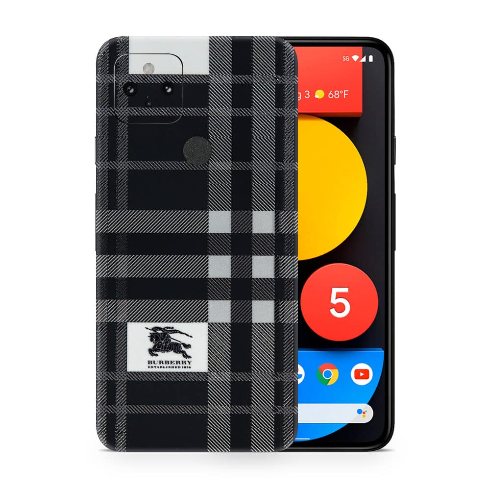 Pixel 5 burberry 3d skin wrapitskin