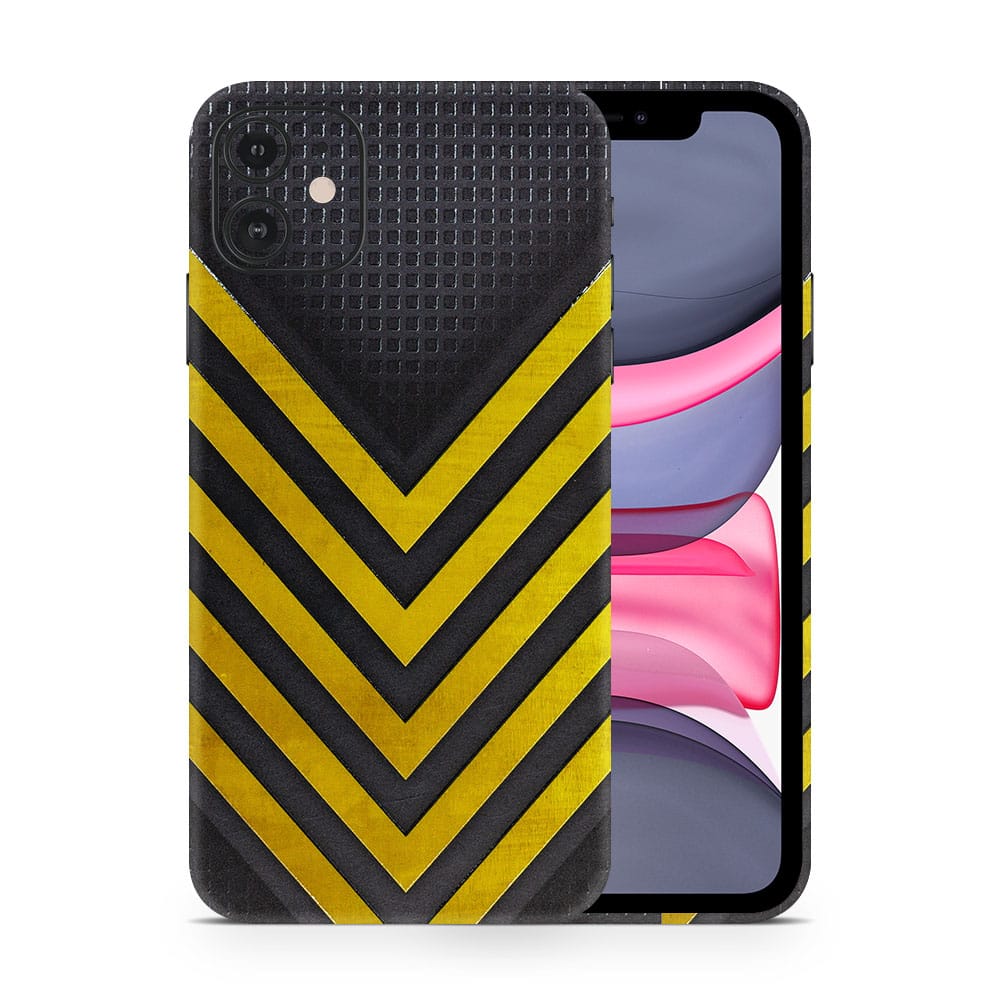 Iphone 11 arrows yellow 3d skin wrapitskin