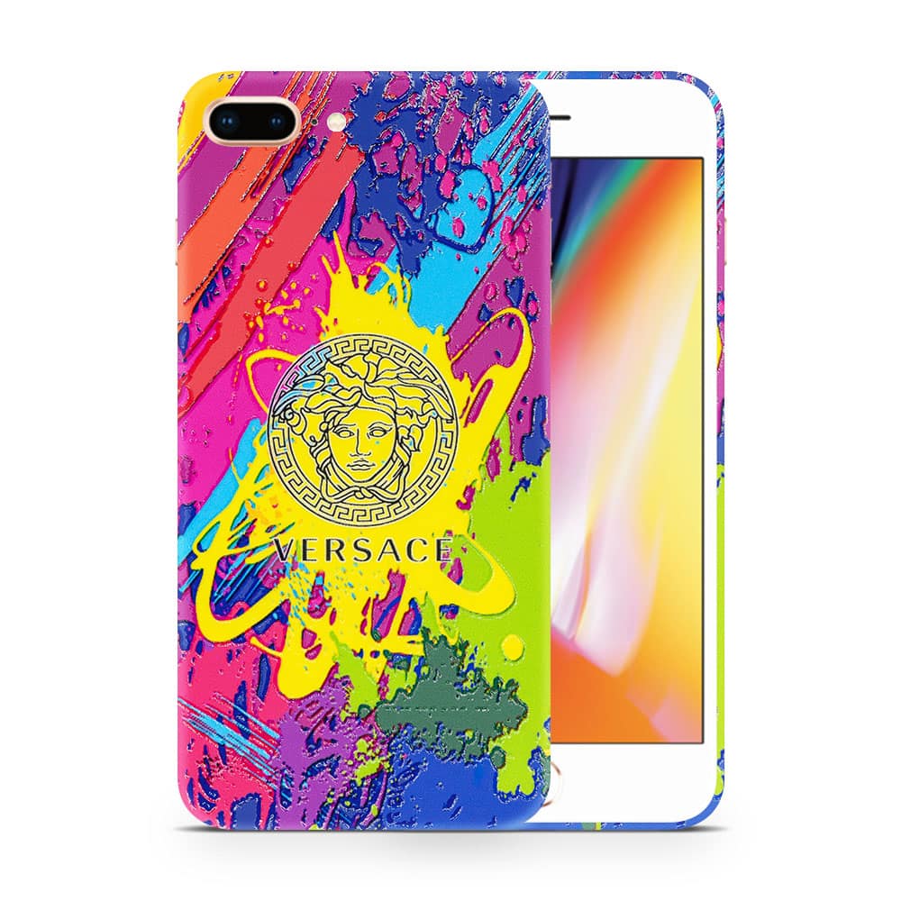 Iphone 8 plus versace colorful 3d skin wrapitskin
