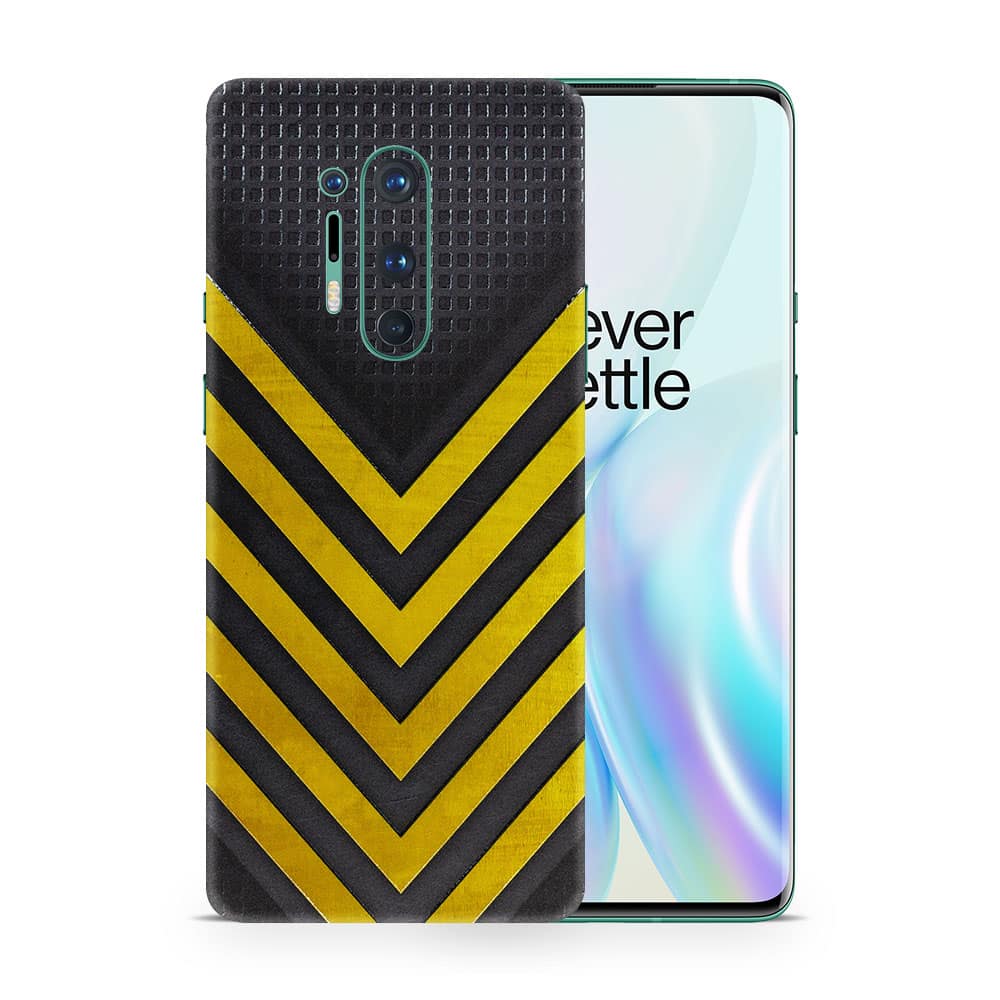 Oneplus 8 pro arrows yellow 3d skin wrapitskin