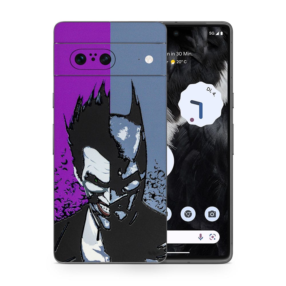 Pixel 7 batman vs joker 3d skin wrapitskin
