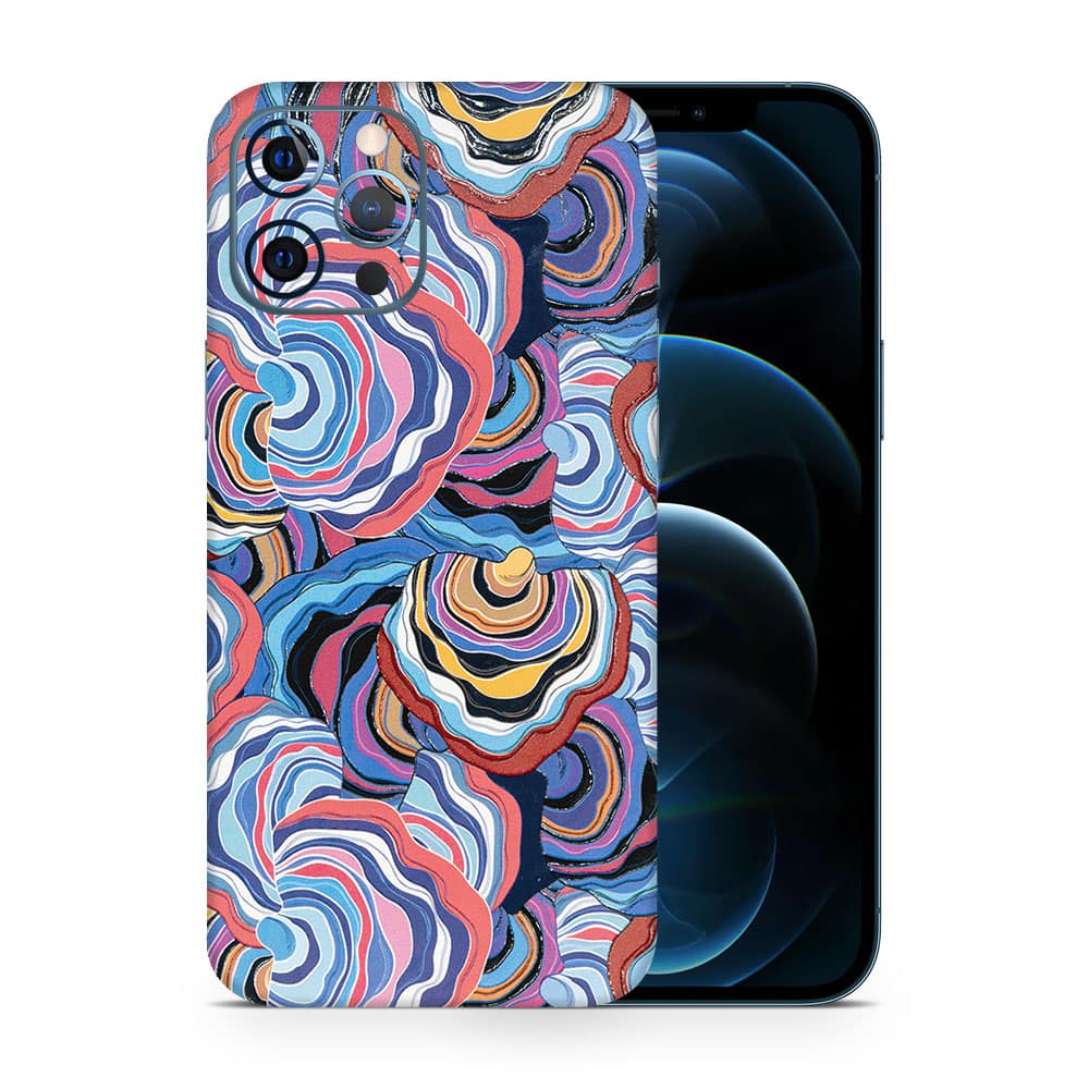 Iphone 12 pro max abstract multicolor 3d skin wrapitskin