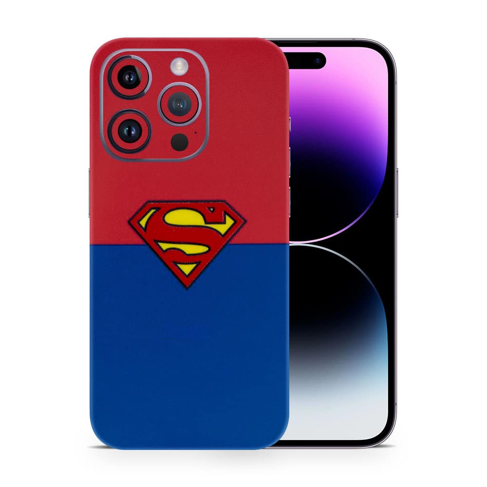 Iphone 14 pro superman 3d skin wrapitskin