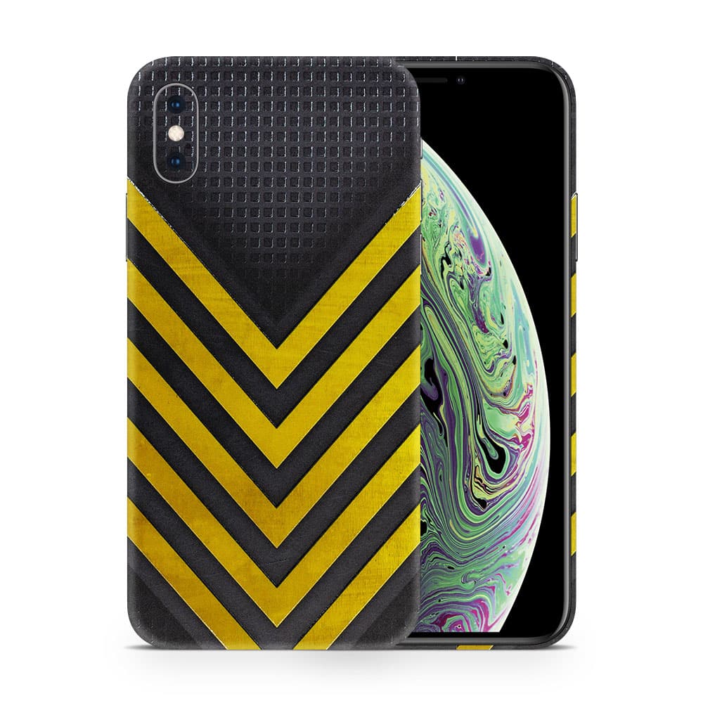 Iphone xs max arrows yellow 3d skin wrapitskin
