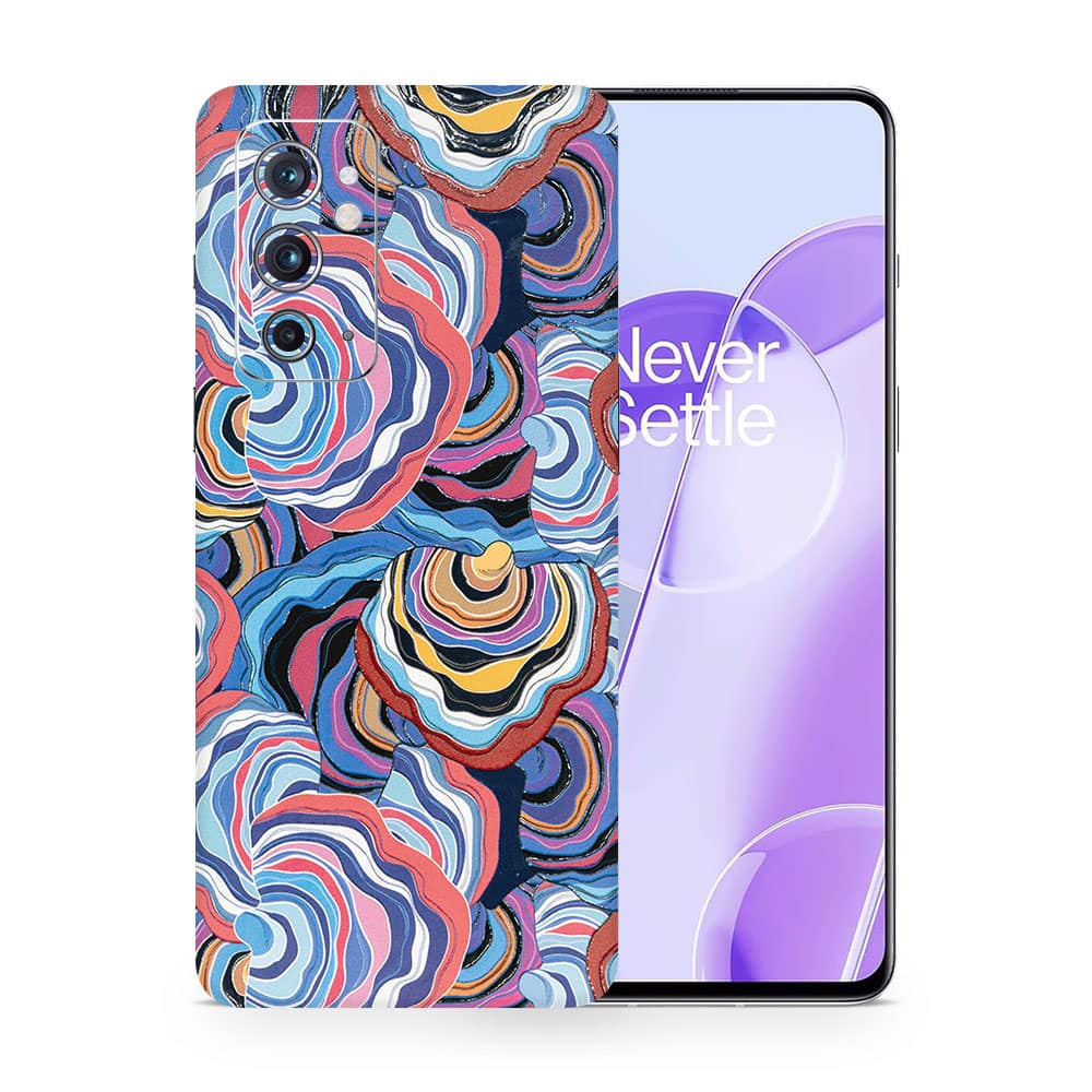 Oneplus 9rt abstract multicolor 3d skin wrapitskin