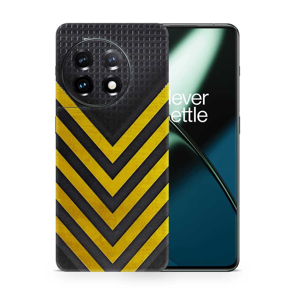Oneplus 11 arrows yellow 3d skin wrapitskin