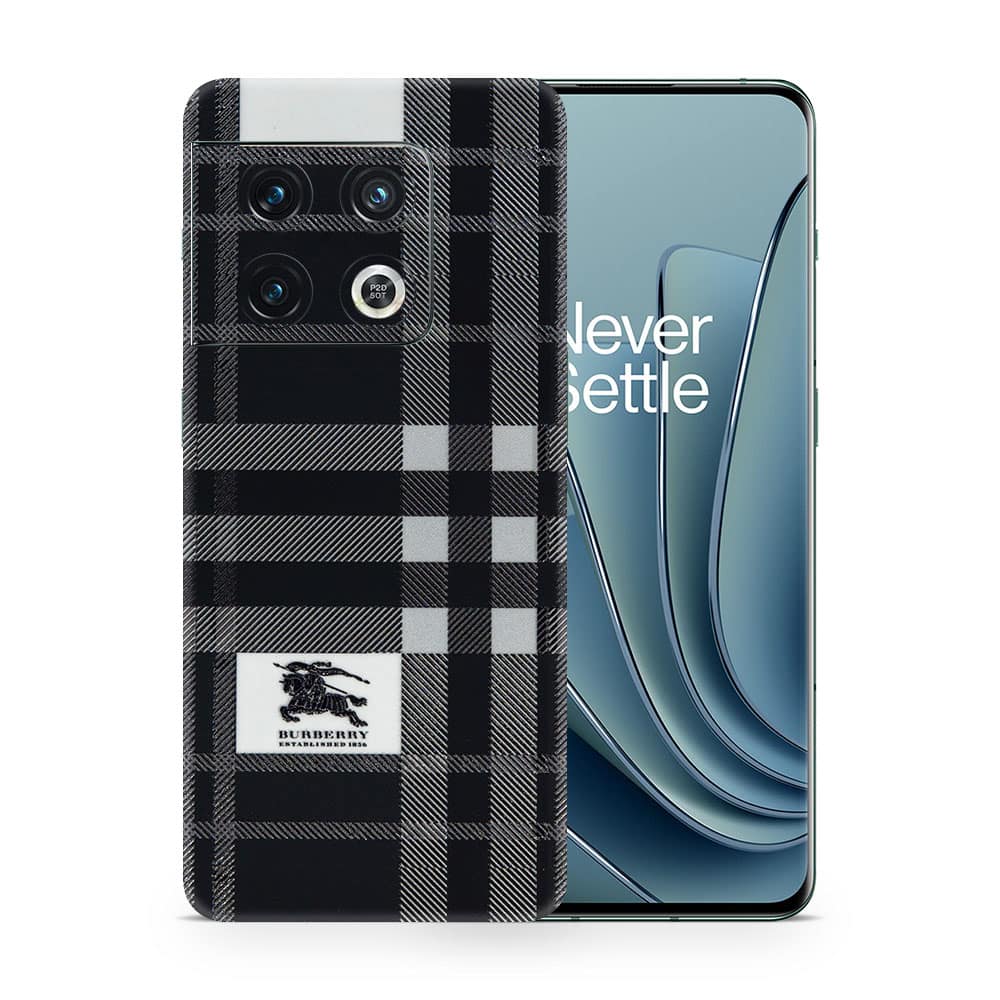 Oneplus 10 pro burberry 3d skin wrapitskin