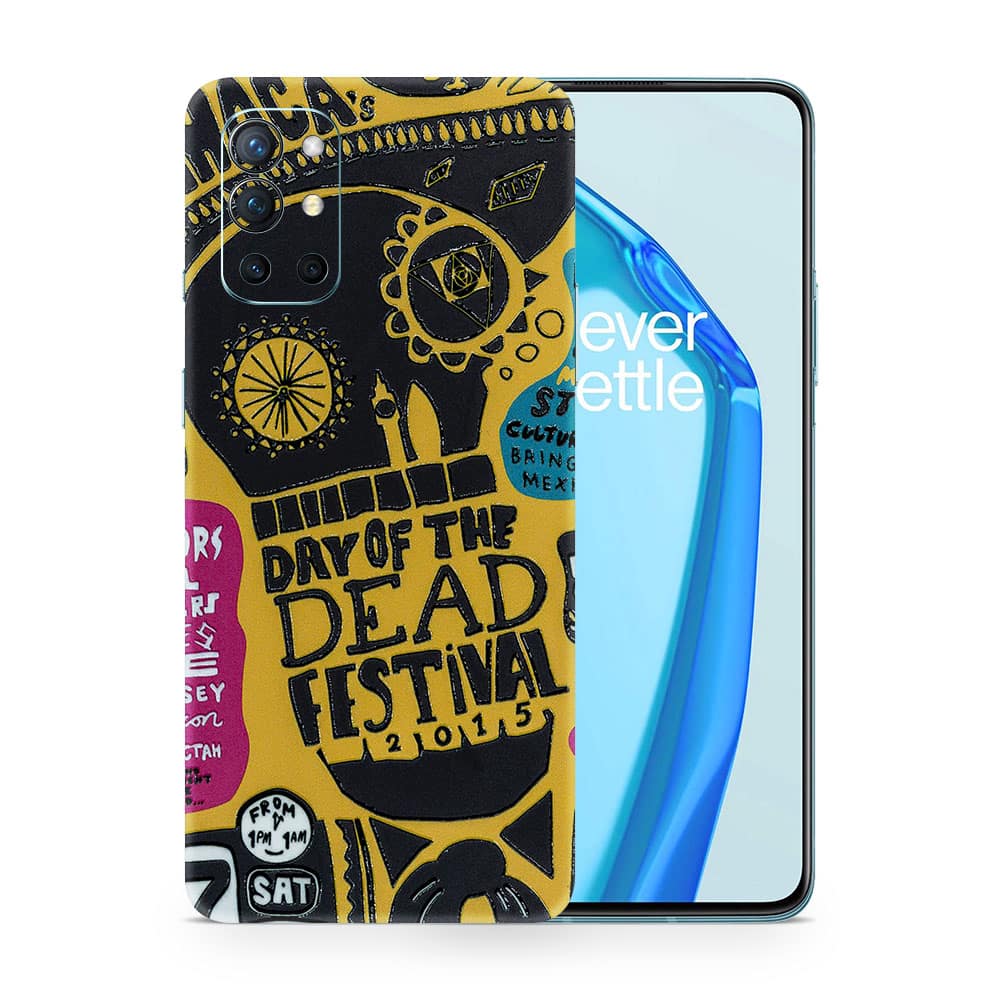 Oneplus 9r street festival 3d skin wrapitskin