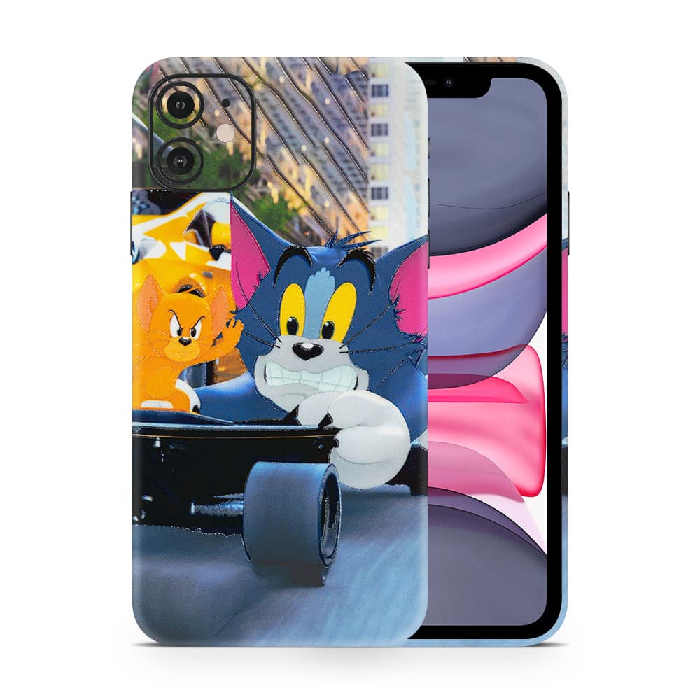 Iphone 11 tom and jerry 3d skin wrapitskin