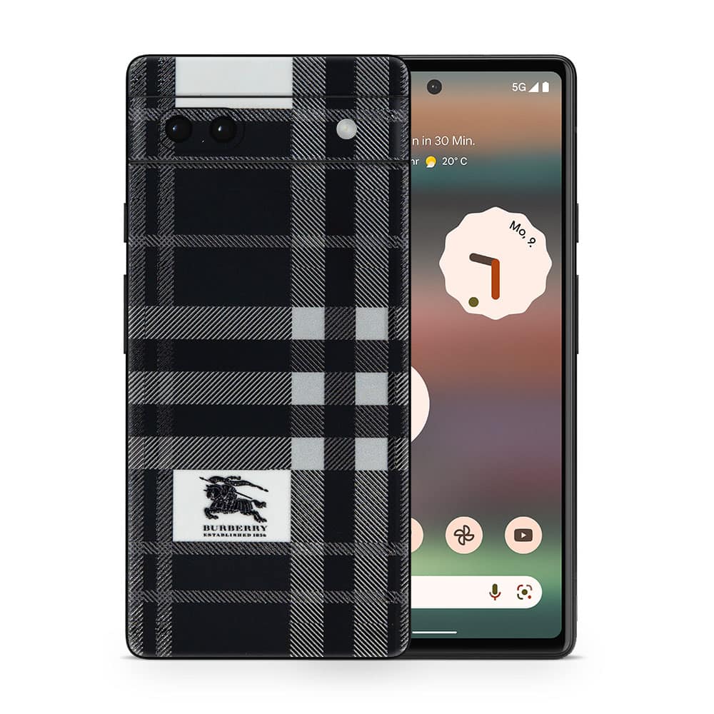 Pixel 6a burberry 3d skin wrapitskin