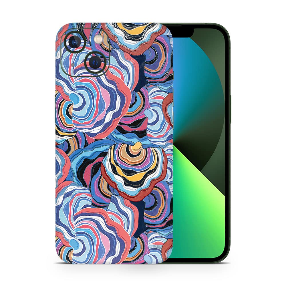Iphone 13 abstract multicolor 3d skin wrapitskin
