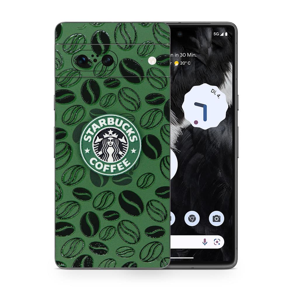Pixel 7 starbucks 3d skin wrapitskin