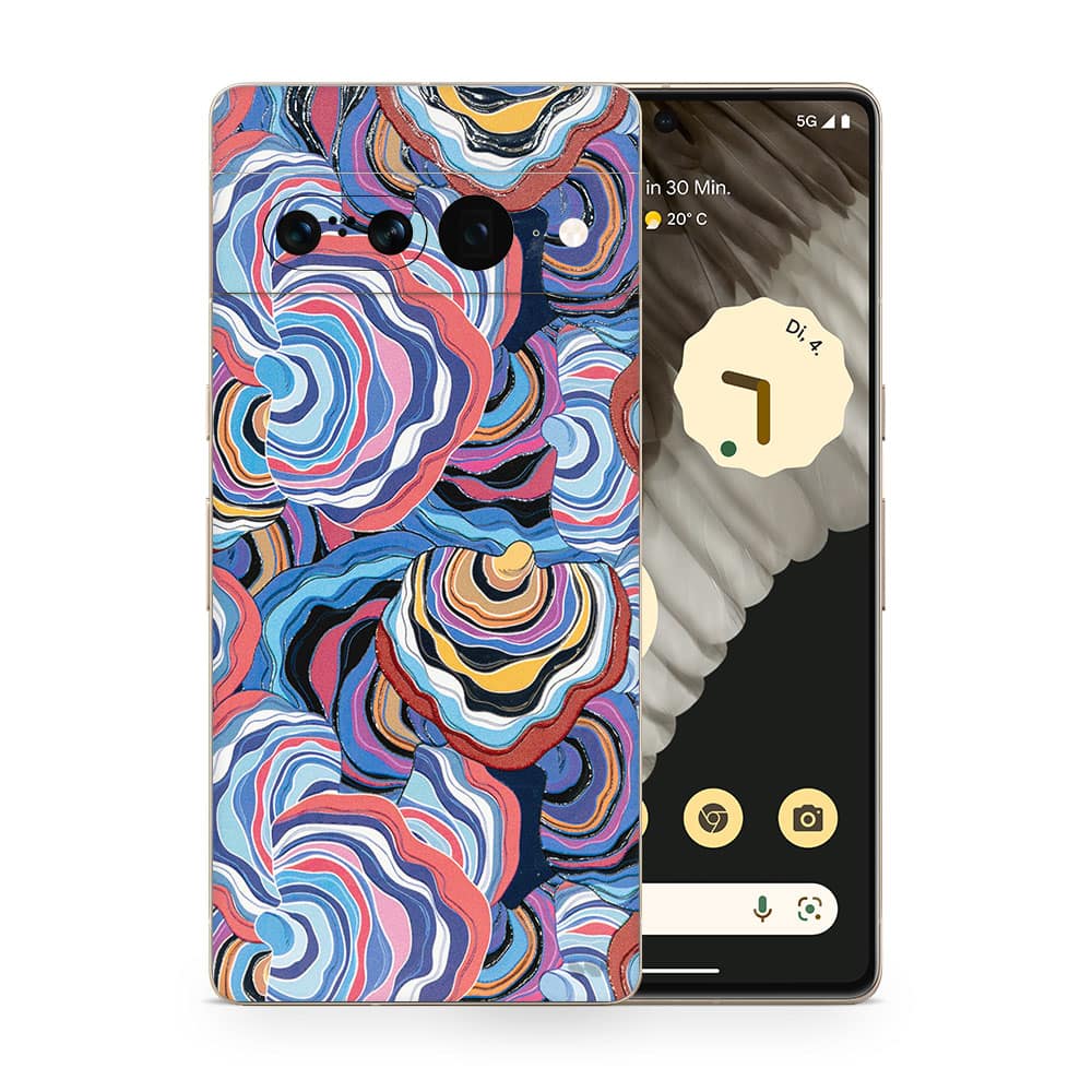 Pixel 7 pro abstract multicolor 3d skin wrapitskin