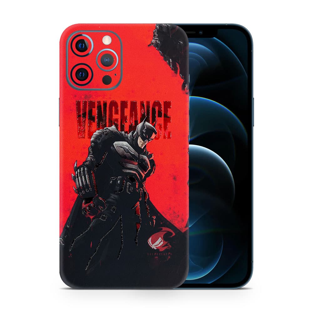 Iphone 12 pro max batman’s vengeancer 3d skin wrapitskin