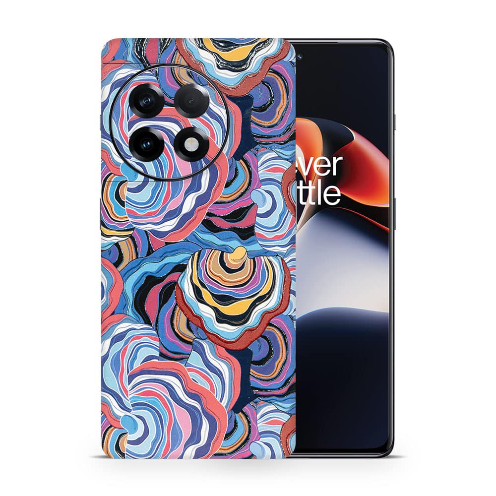 Oneplus 11r abstract multicolor 3d skin wrapitskin
