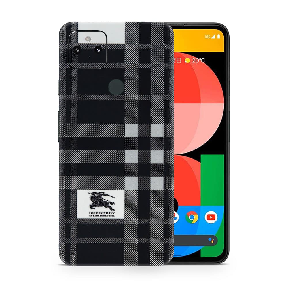 Pixel 5a 5g burberry 3d skin wrapitskin