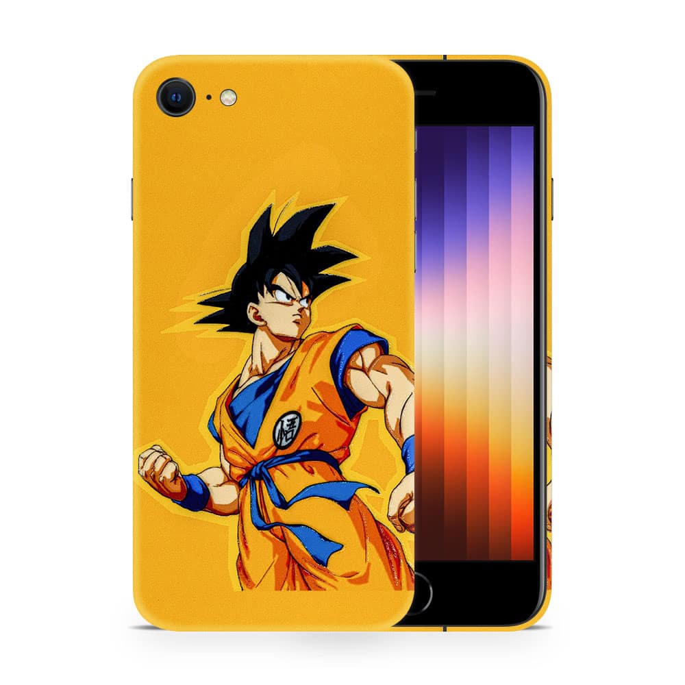 Iphone se 2020 goku yellow 3d skin wrapitskin