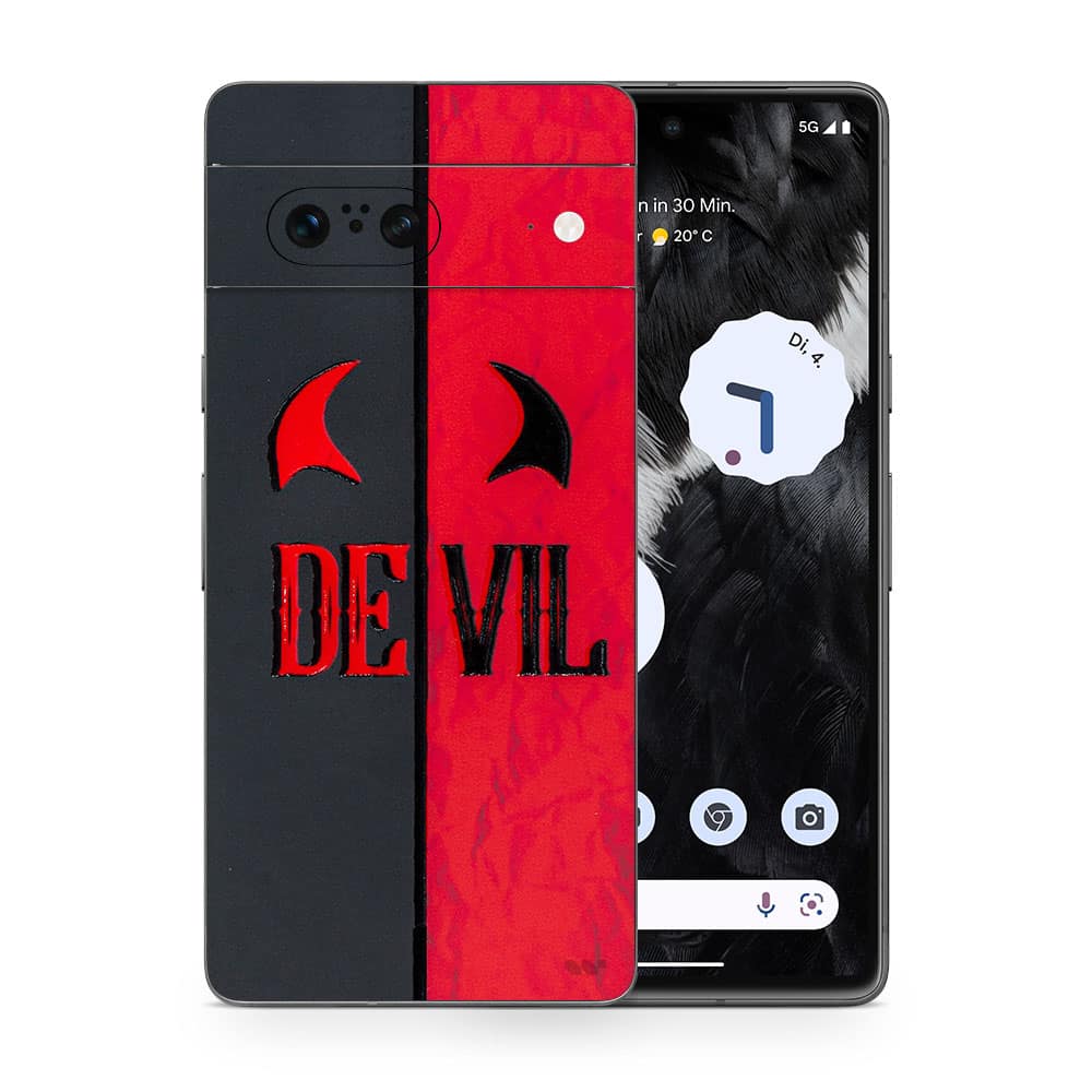 Pixel 7 devil 3d skin wrapitskin