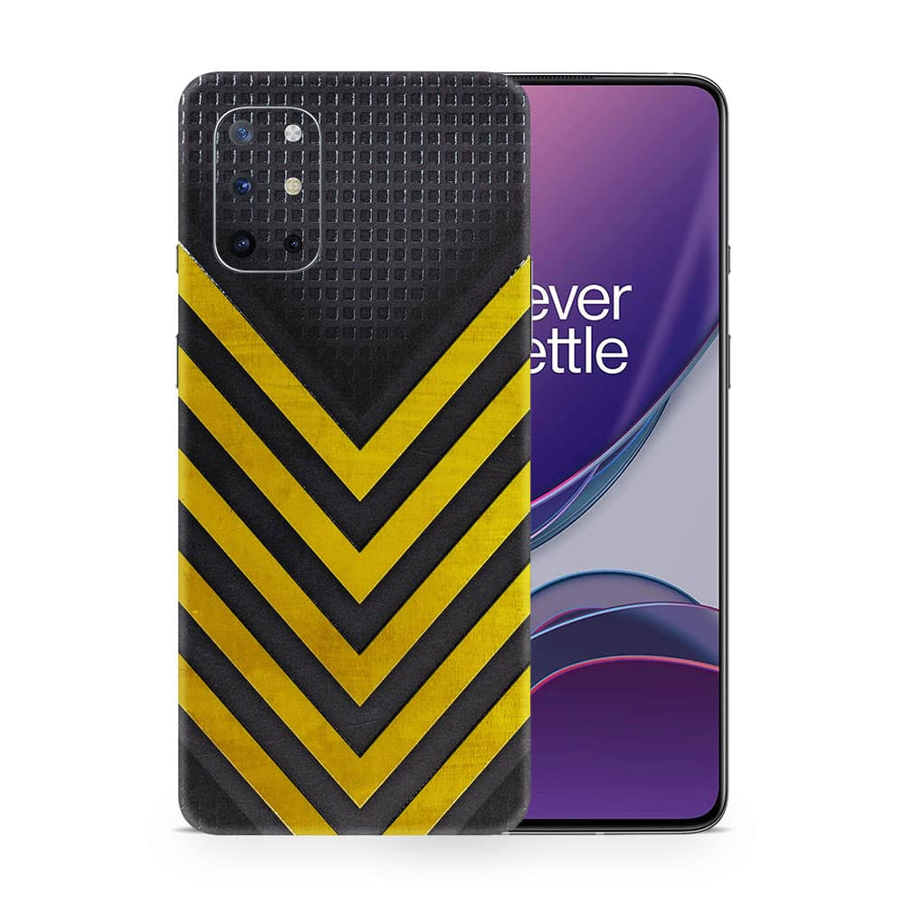 Oneplus 8t arrows yellow 3d skin wrapitskin