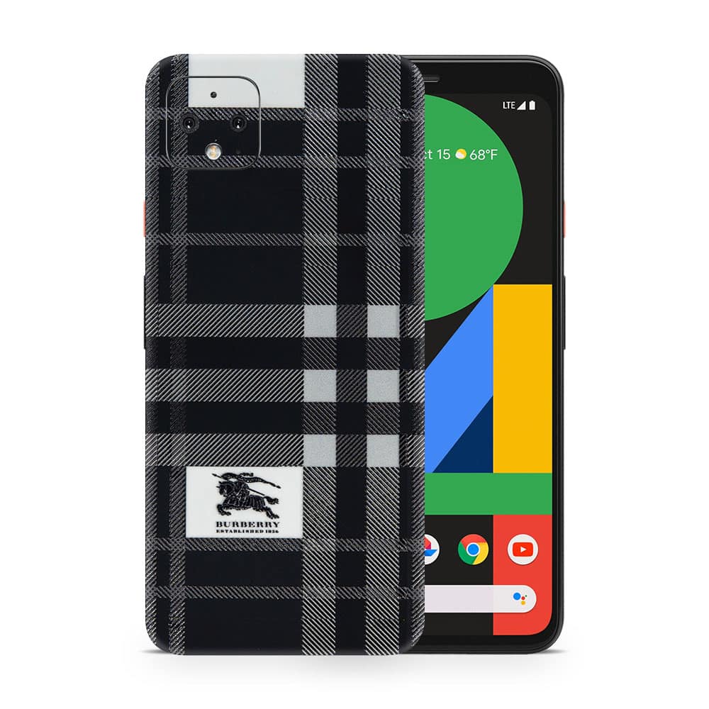 Pixel 4 xl burberry 3d skin wrapitskin