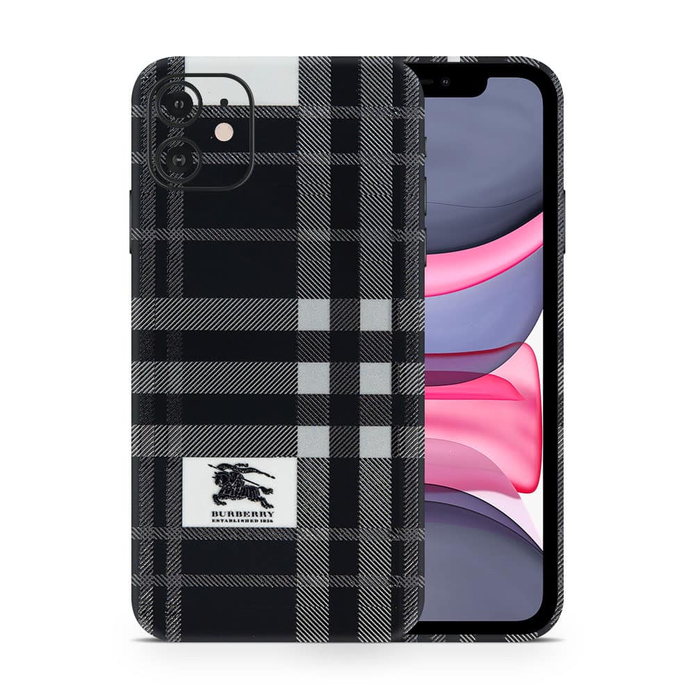 Iphone 11 burberry 3d skin wrapitskin