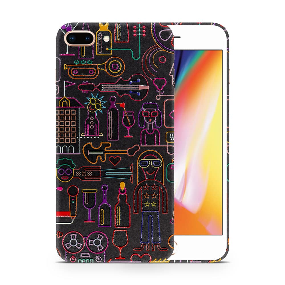 Iphone 8 plus inca art 3d skin wrapitskin