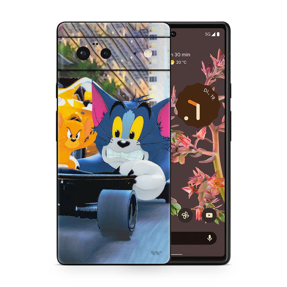 Pixel 6 tom and jerry 3d skin wrapitskin