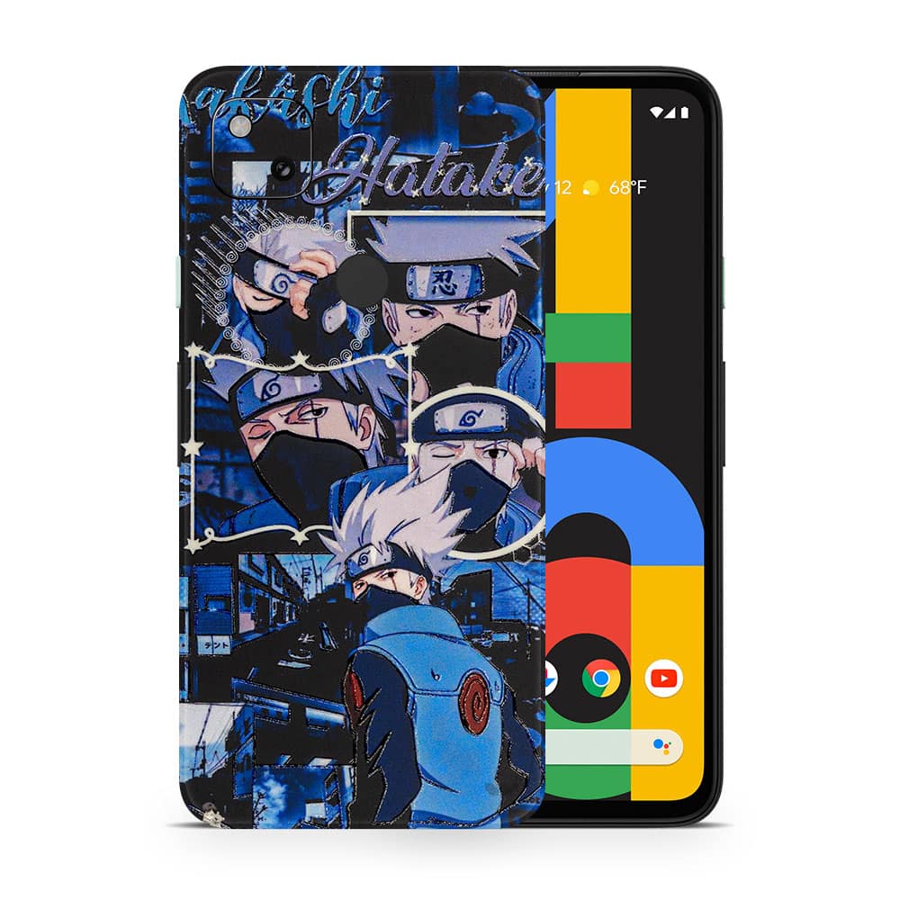 Pixel 4a kakashi hatake 3d skin wrapitskin