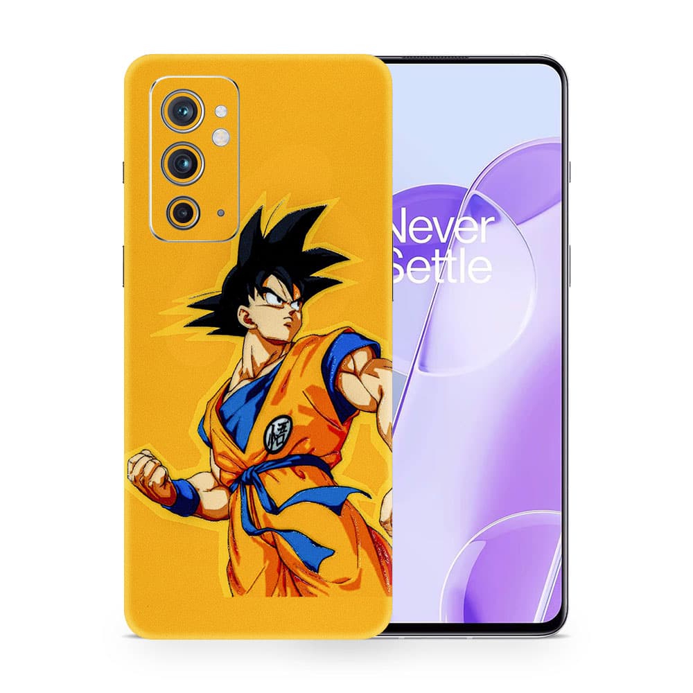 Oneplus 9rt goku yellow 3d skin wrapitskin